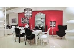 White Dining Philipe Table Modern Contemporary Baroque Designer White Lacquer Dining Room T Glamour Living Room Chic Dining Room Luxury Dining Room