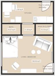 Mark a level line at this height along the house. 5 Genius Ideas For How To Layout Furniture In A Studio Apartment Apartment Therapy