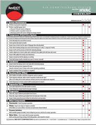 free red dot a c maintenance checklist print out get your