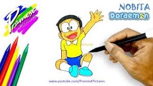 50 mewarnai gambar doraemon nobita dan kawan kawan. Nobita Cara Menggambar Dan Mewarnai Gambar Kartun Doraemon Untuk Anak Youtube