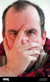 TV presenter Jack Docherty February 1998 Stock Photo