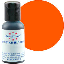 Electric Orange Americolor Amerimist Air Brush Food Color