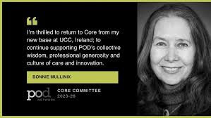 We're delighted to announce that Bonnie Mullinix has joined our Core  Committee