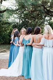 The Luna Bridal Gown Has That Little Something Blue Every Bride Is Dreaming Of Mix And Match C Bridesmaid Dresses Boho Bridesmaid Dresses Bridesmaid Separates