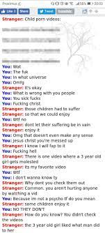 Omegle child pornography : rcreepyPMs