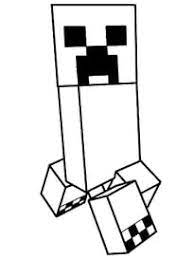 Dessin minecraft episode 8 le poulet de la barre de faim. Coloriage Minecraft Page 1