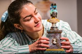 Wilhelm Schmidt Boulder Opal Gem-set Hardstone Editorial Stock Photo