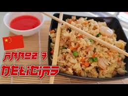 Receta de arroz tres delicias. Arroz Frito Tres Delicias Receta China Facil Youtube