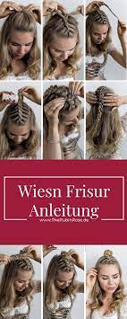 Dirndl Frisur Anleitung Fur Mittellange Haare Anleitung Dirndl Frisur Fur Haare Mittellange Dirndl Frisuren Anleitung Dirndl Frisuren Wiesn Frisur