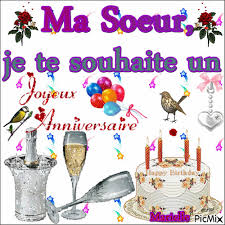 Joyeux Anniversaire Ma Soeur Picmix