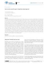 But writing a scientific paper is not only about creativity, but also about good structure and following some key rules. Pdf How To Write A Scientific Paper A Hypothesis Based Approach