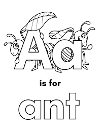 38+ ant coloring pages for printing and coloring. Printable A Is For Ant Coloring Page