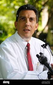 Dr. Scott Faulkner talks about his brother, Gary Brooks Faulkner, during a  news conference outside the studios of a television station in Denver