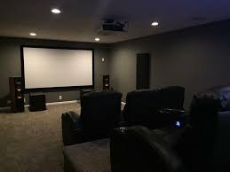 Renew your basement with a modern home theater. Home Theatre In My Newly Finished Basement Hometheater