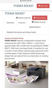 Canon pixma mx497 ij printer driver for linux rpm packagearchive for linux. Canon Mx497 All In One Printer Computers Tech Printers Scanners Copiers On Carousell