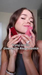 #ad testing @Givenchy Beauty Le Rouge Lipstick shades sheers VS deeps  💋@sephora #givenchybeauty #sheervelvet #deepvelvet