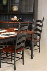 Amish Abilene Ladderback Dining Room Chair Ladder Back Dining Chairs Country Dining Room Furniture Refinished Chairs