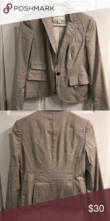 Banana Republic Women S Cotton Blazer Tan Size 4 Womens Cotton Blazer Cotton Blazer Banana Republic Women