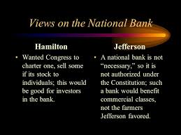 Hamilton Versus Jefferson Views On Strict Versus Loose Interpretation Of The Constitution Hamilton Favored A Loose Interpretation Of The Constitution S Ppt Download