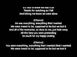So much for my happy ending. Avril Lavigne My Happy Ending Lyrics Youtube