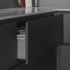 Buy grey kitchen units & sets and get the best deals at the lowest prices on ebay! Hockley Super Matt Charcoal Handleless Kitchen Fitted Kitchens Howdens