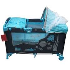 Camper Infant Park Yatak 60x120 Akvaryum Lacivert Turkuaz Yatak Turkuaz Akvaryum