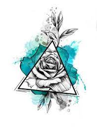 The color blue is a calming color, one that inspires relaxation. 21 Ideas For Tattoo Ideas Watercolor Inspiration Colour Rose Sketch Rose Tattoos Drawings