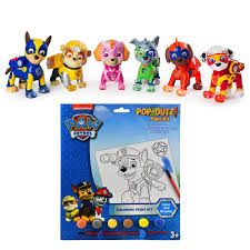 Posted in mighty pups coloring pages tagged paw patrol maybe you also like coloring pages are funny for all ages bathroom paw patrol coloring pages ryder colouring rubble. Paw Patrol Mighty Pups Set Of 6 Figures Light Up Badges Paws New Toys Hobbies Anerabyav Action Figures