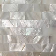 12 X 12 Shell Peel Stick Mosaic Tile In White Luxury Tile Kitchen Tiles Backsplash Shell Mosaic Tile