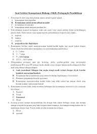 Check spelling or type a new query. Top Pdf Soal Seleksi Kompetensi Bidang Skb Pedagogik Pendidikan 123dok Com