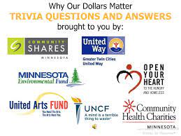 A lot of individuals admittedly had a hard t. Ppt Why Our Dollars Matter Trivia Questions And Answers Brought To You By Powerpoint Presentation Id 1124091