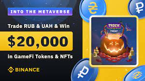 Into The Metaverse Trade Rub Uah To Win Nfts And Up To 20 000 In Gamefi Tokens Binance Support
