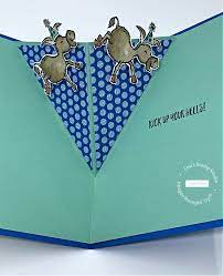 Hello everyone, sylvia here with a tutorial showing you the basics for making a pop up box card. Make A Pop Up V Fold Card In Easy Steps Fun Fold Card Series
