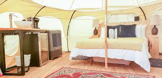 Time for landscaping at our new bubbles x2, x3 & x4. Staying In A Lotus Tent Basecamp Terlingua