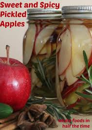 A Twist On Pickles Sweet Spicy Pickled Apples Pickled Apples Pickling Recipes Sweet And Spicy