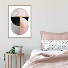 Downloadable Artwork Blush Pink Grey Black Gold Modern Art Deco Printable Wall Art Poster Minimalist Scandi Wall Decor Rose Gold Dusky Pink Wall Decor Bedroom Bedroom Wall Colors Pink Home Decor