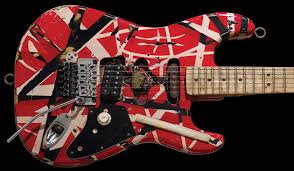 Now You Can Easily Afford Eddie Van Halen S Iconic Frankenstein Guitar Metal Wani How to tape off eddie van halens frankenstrat guitar before painting red. now you can easily afford eddie van