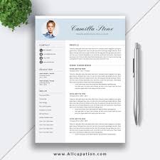 Birth date, social knowing the difference between a resume and a job application along with basic guidance on how to write perfect documents will lead you to success. Creative Resume Template 2021 Modern Cv Template Word Resume Job Resume Cover Letter Instant Download Mac Pc Camilla Allcupation Optimized Resume Templates For Higher Employability