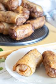Add cabbage, season with salt, and cook, stirring and tossing occasionally, until softened and wilted, about 2 minutes. Pork Spring Rolls Recipe Sustain My Cooking Habit
