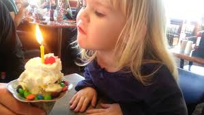 How NOT to blow out candles.