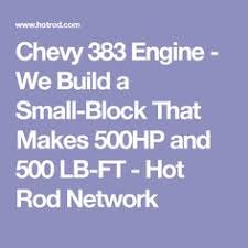25 Best 383 Stroker Images Engineering Crate Motors Chevy
