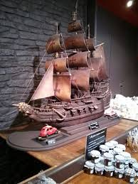 Bateau En Chocolat Chocolate Boat Chocolate Work Chocolate Sculptures Chocolate Art