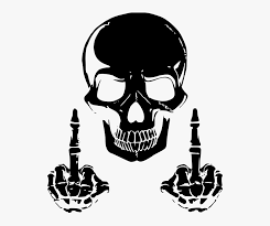 Free download skull svg icons for logos, websites and mobile apps, useable in sketch or adobe illustrator. Transparent Finn Balor Demon Png Skull With Middle Finger Svg Png Download Kindpng