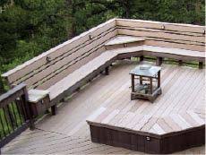 There are several methods to integrate a bench into your railing system. Guard Requirements For Fixed Seating Jlc Online