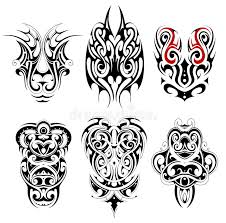 Maybe you would like to learn more about one of these? Set Of Tribal Tattoo Shapes Stock Vector Illustration Of Gothic Design 92050852