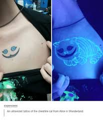Different designs for cat art. Sixpenceee An Ultraviolet Tattoo Of The Cheshire Cat From Alice In Wonderland Tattoo Meme On Me Me