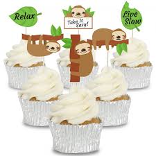 Shop with afterpay on eligible items. Buy Sloth Cupcake Toppers 12pk Online