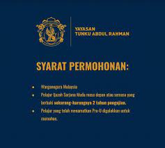 Yayasan biasiswa sarawak tunku abdul rahman. Biasiswa Tunku Abdul Rahman Yayasan Tunku Abdul Rahman Facebook