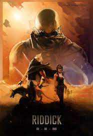 Riddick 2013 David Twohy Sci Fi Horror Movies Geek Movies Action Movie Poster