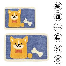 Check spelling or type a new query. Injoy Bath Mat 2 Pack 17x26 20x32 Inch Anti Slip Cartoon Microfiber Strong Water Absortion Bathroom Rug Inside Door Mat Home Entrance Indoor Entry Doormat For Restroom Living Room Corgi Buy